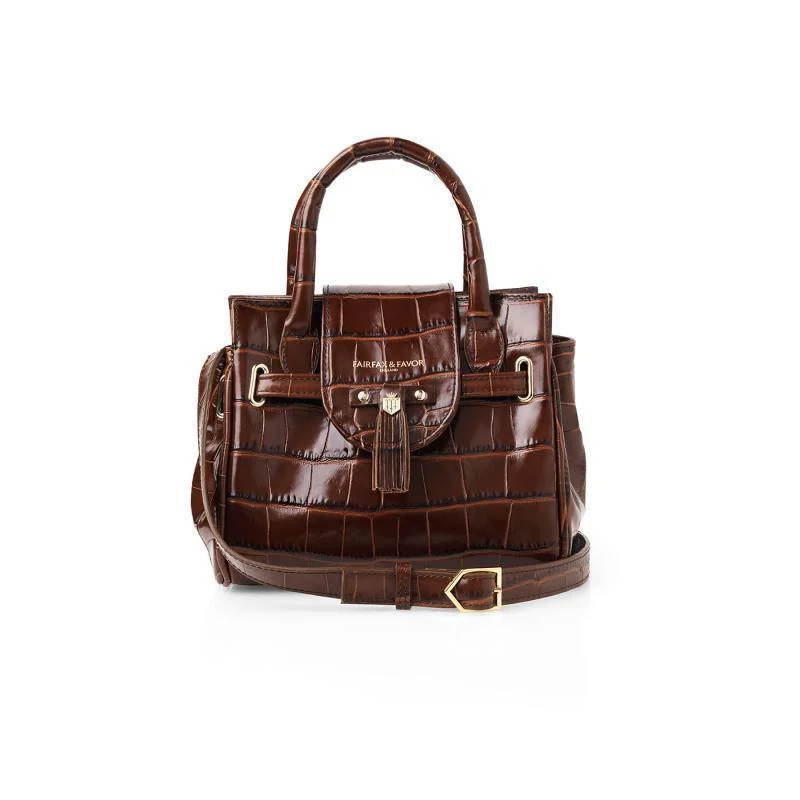 Fairfax & Favor Mini Windsor Ladies Handbag - Conker Brown