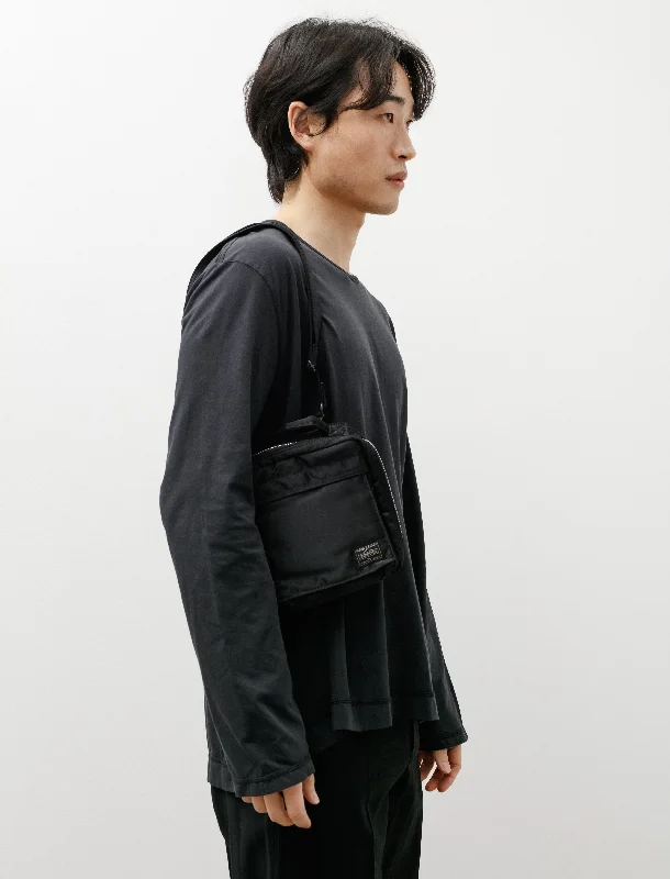 Tanker Shoulder Bag Square Black