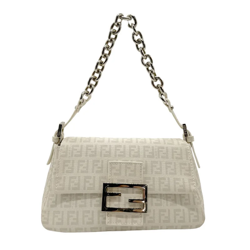 Fendi Zucchino  Canvas Handbag (Pre-Owned)