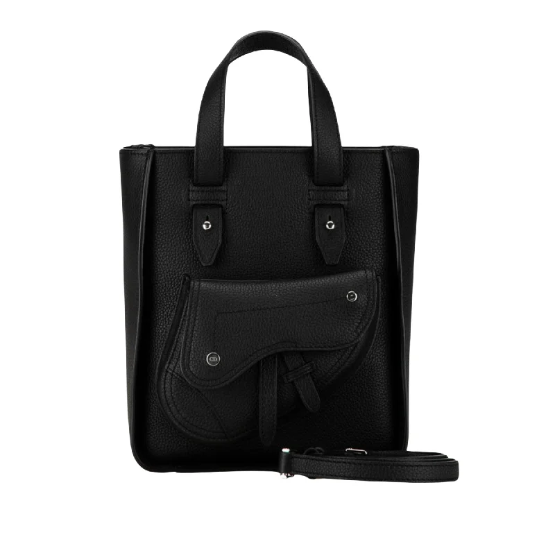 Dior Saddle  Leather Tote Bag (Pre-Owned)