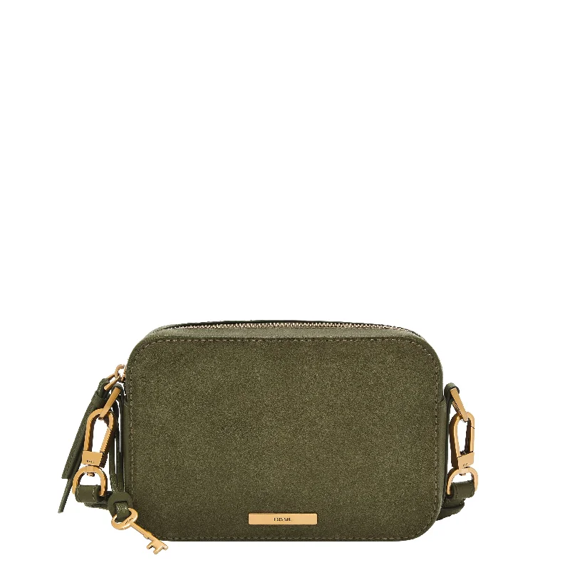 Fossil Women's Bryce Suede Leather Small Crossbody