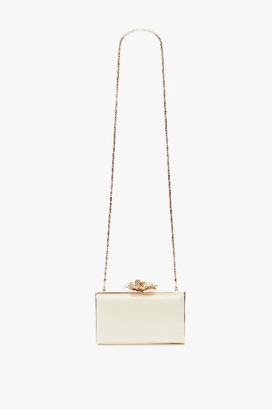 Frame Flower Minaudiere Bag in Chamomile