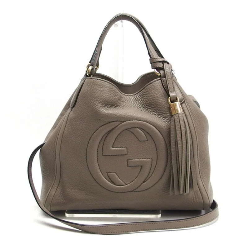 Gucci Soho  Leather Tote Bag (Pre-Owned)