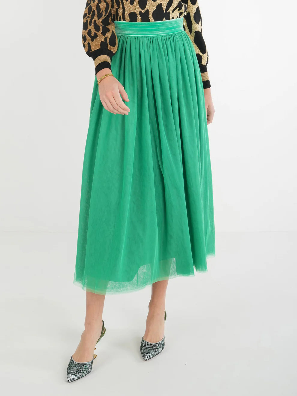 Jolly Green Misty Maxi Skirt