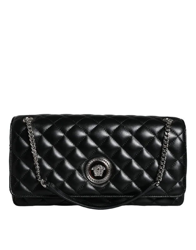 Versace  Lambskin Leather Crossbody Shoulder Women's Bag