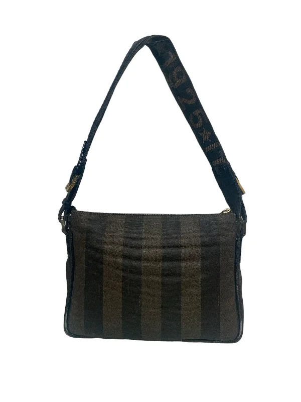 FENDI///Bag/--/Stripe/Leather/BLK/-- Not Applicable/