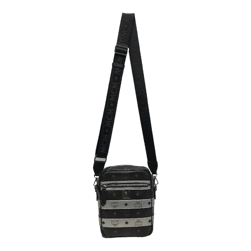 MCM/Cross Body Bag/FREE/Leather/BLK/black/silver crossbody