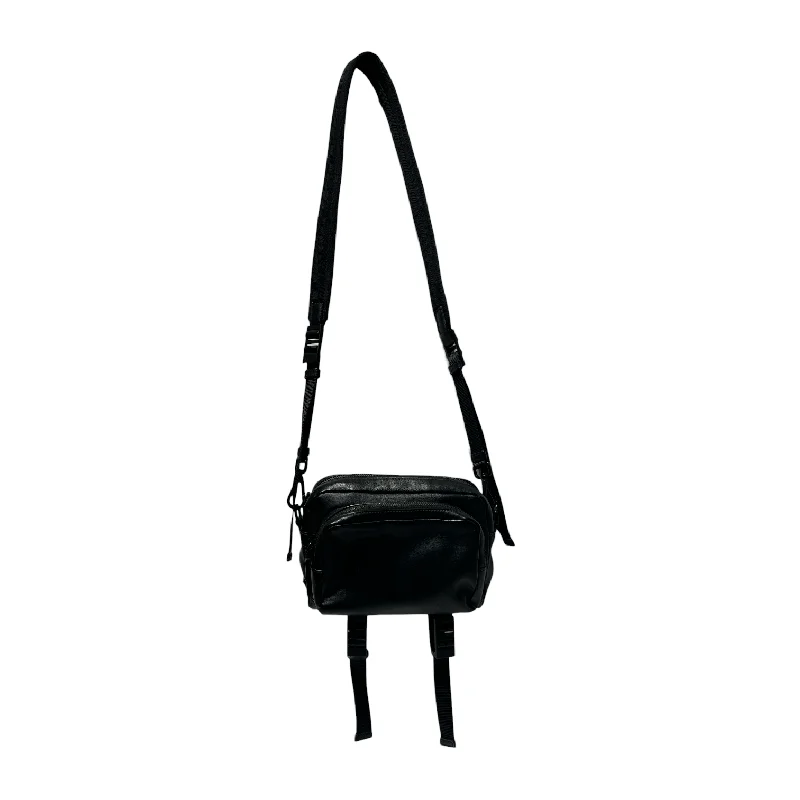 PRADA/Cross Body Bag/Leather/BLK/GRACE LUX CAMERA BAG