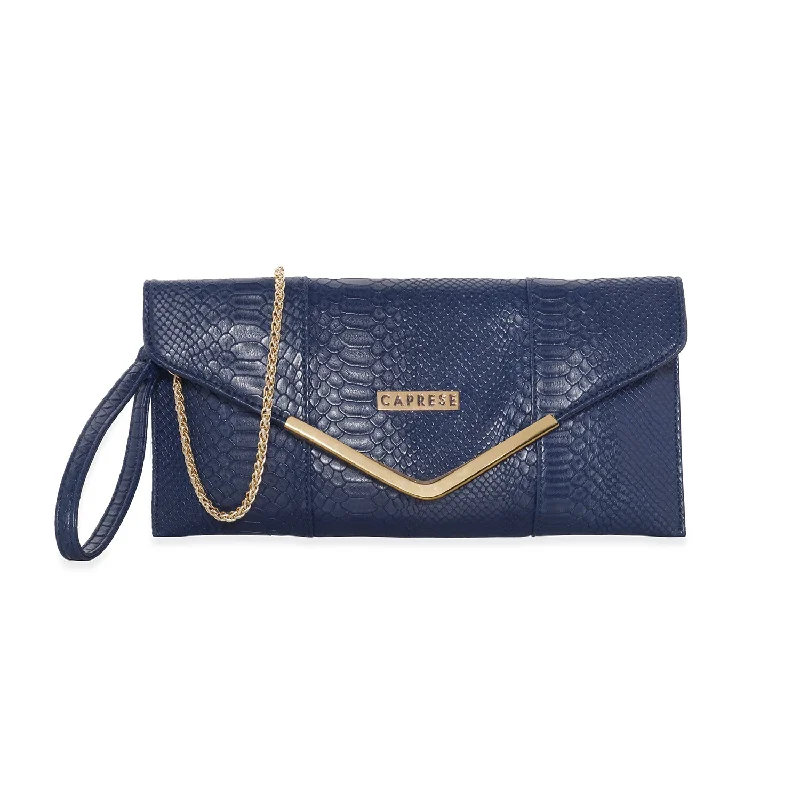 Caprese Dana Clutch Medium Midnight Blue