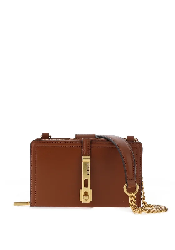 Guess James Crossbody Bag, Cognac