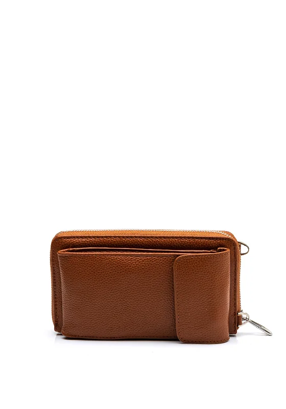 Zen Collection Faux Leather Smart Phone Wallet, Tan