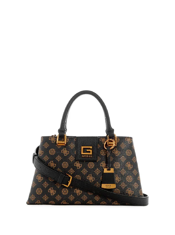 Brown Logo Alva Girlfriend Satchel