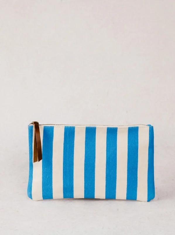 Marlow Cabana Striped Clutch