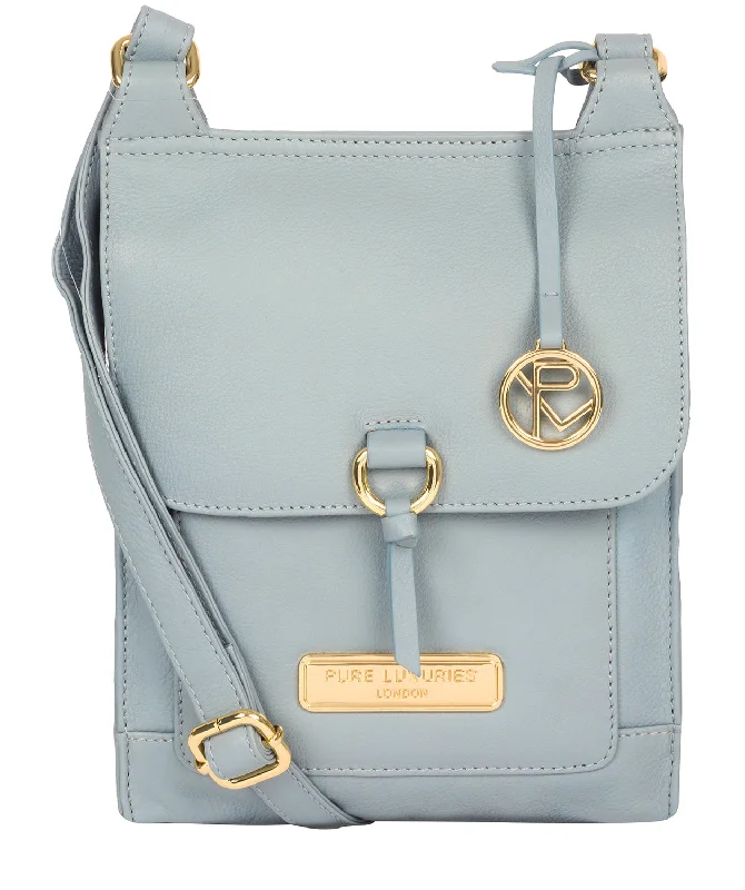 'Naomi' Cashmere Blue Leather Cross Body Bag