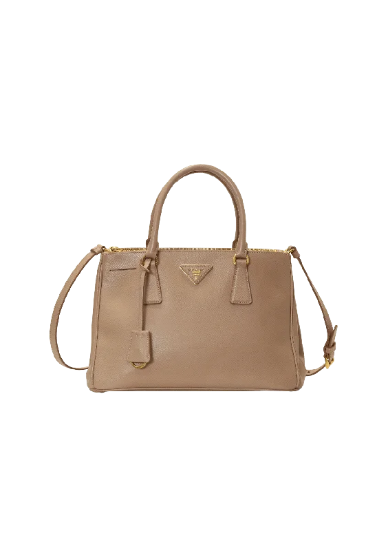 SAFFIANO LUX DOUBLE ZIP GALLERIA